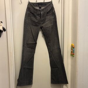 The Limited Dark Gray Flare Jeans